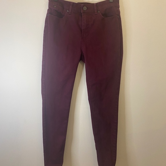 Talbots Maroon Jegging jeans - Picture 1 of 6